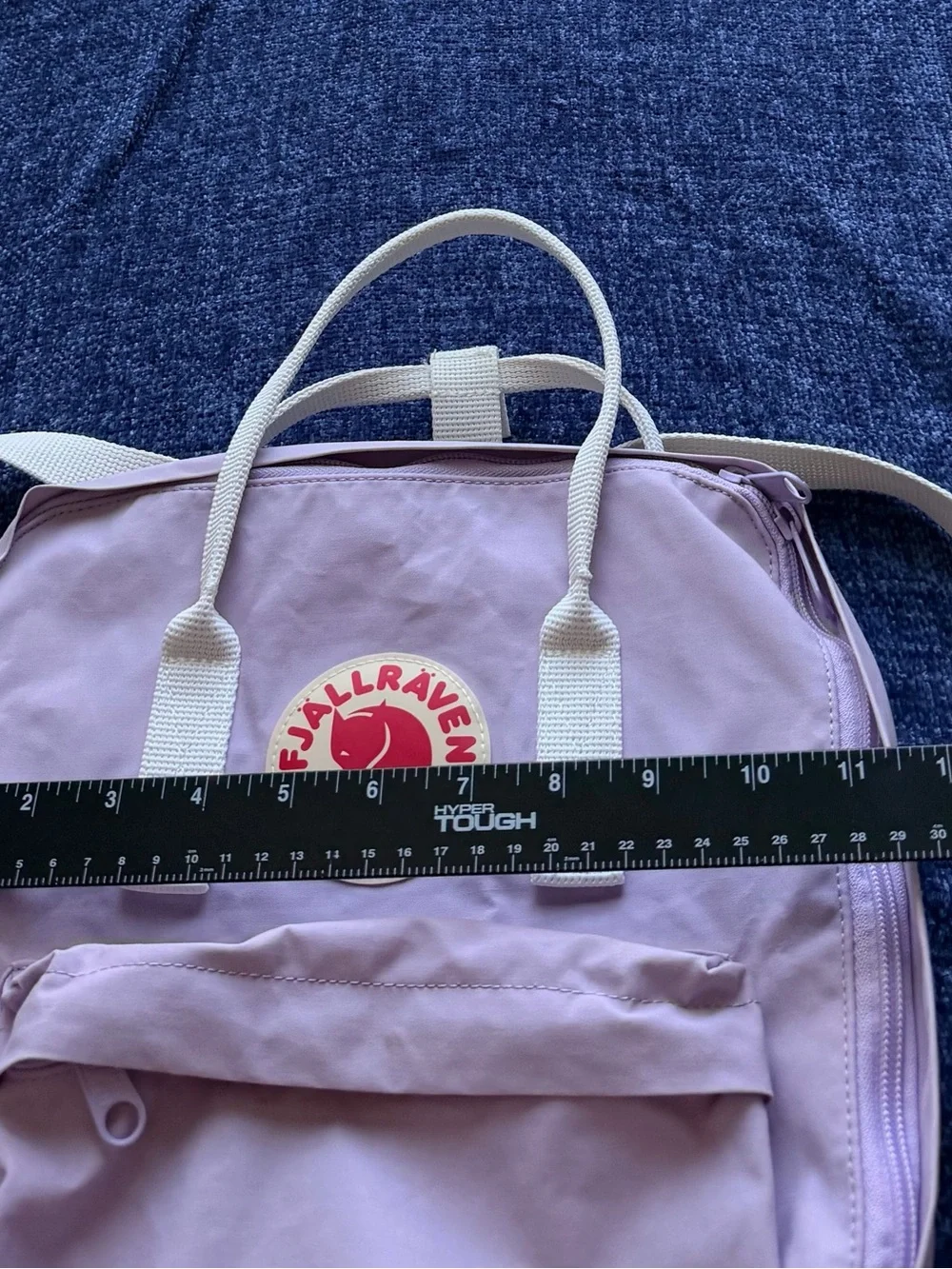 Fjallraven Kånken Backpack in Lilac with White Straps